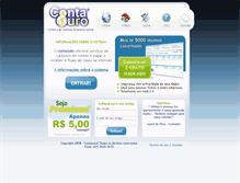 Tablet Screenshot of contaouro.com.br